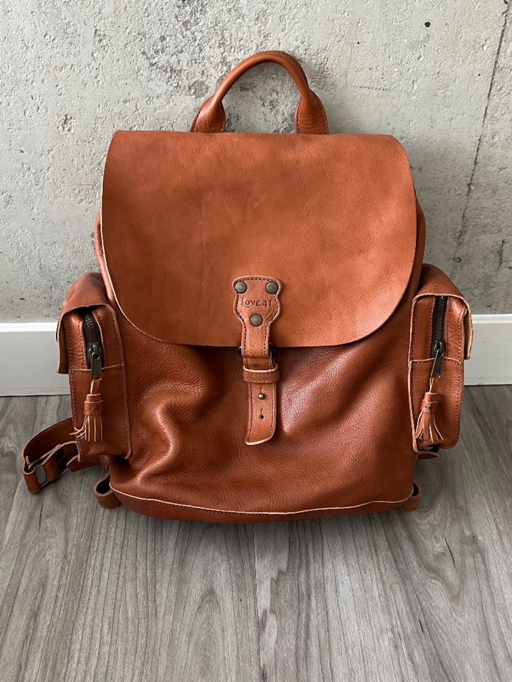 Love41 Wanderers Backpack (Western Cedar, NWOT)